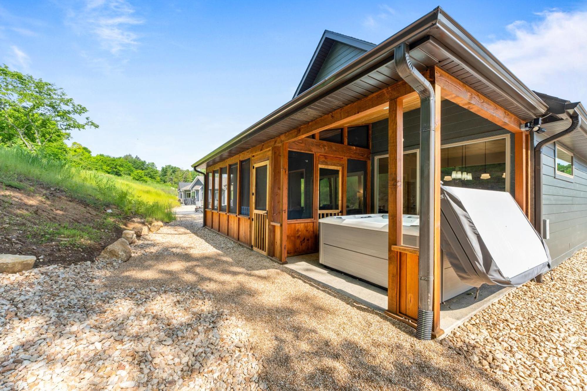 New Ozark Oasis Luxe Cabin Retreat With Hot Tub Hollister ภายนอก รูปภาพ